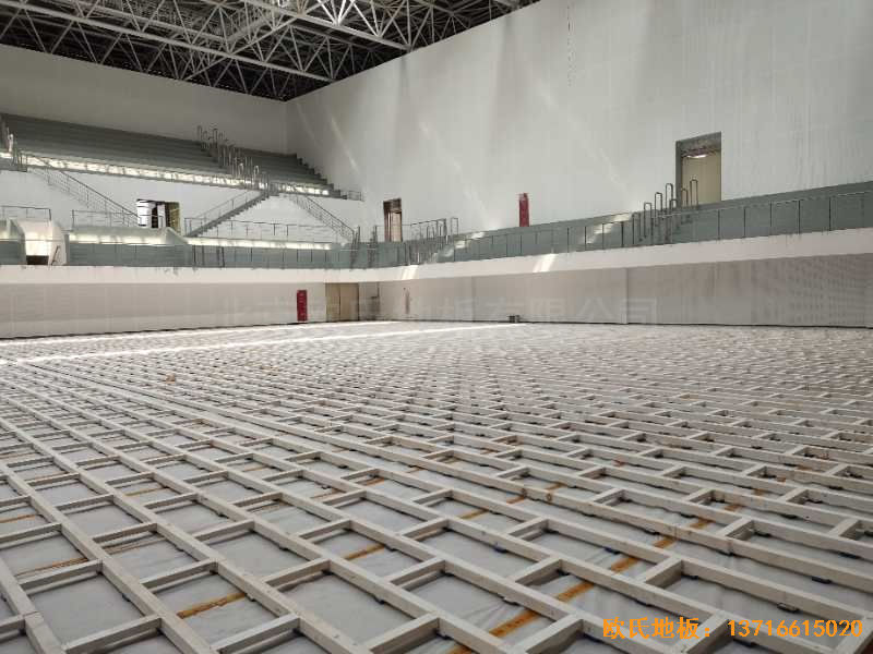 四川達(dá)州文理學(xué)院運動木地板鋪設(shè)案例