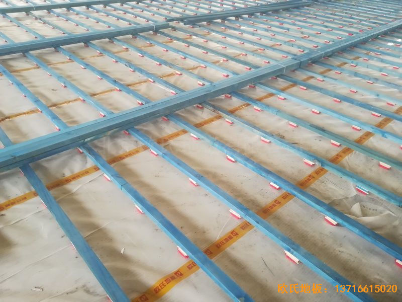 山東濟(jì)南歷城區(qū)小學(xué)運(yùn)動(dòng)地板鋪裝案例