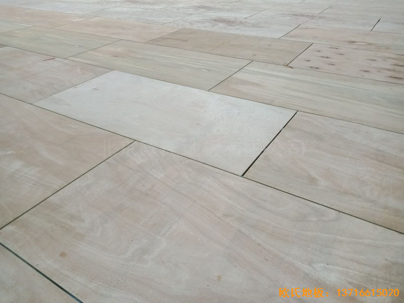 烏蘭浩特興安盟公安局運(yùn)動(dòng)地板施工案例