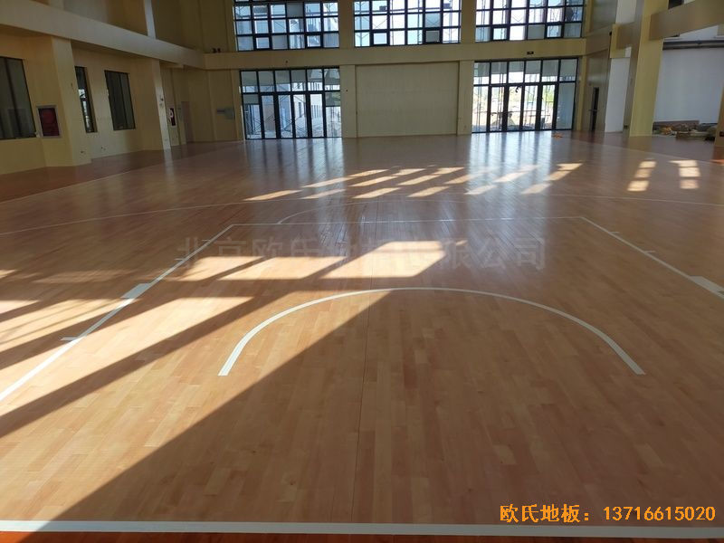 江蘇連云港消防隊(duì)運(yùn)動(dòng)地板鋪裝案例