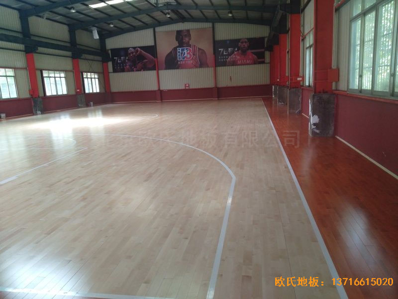 湖南長沙雨花區(qū)78號球館體育地板安裝案例