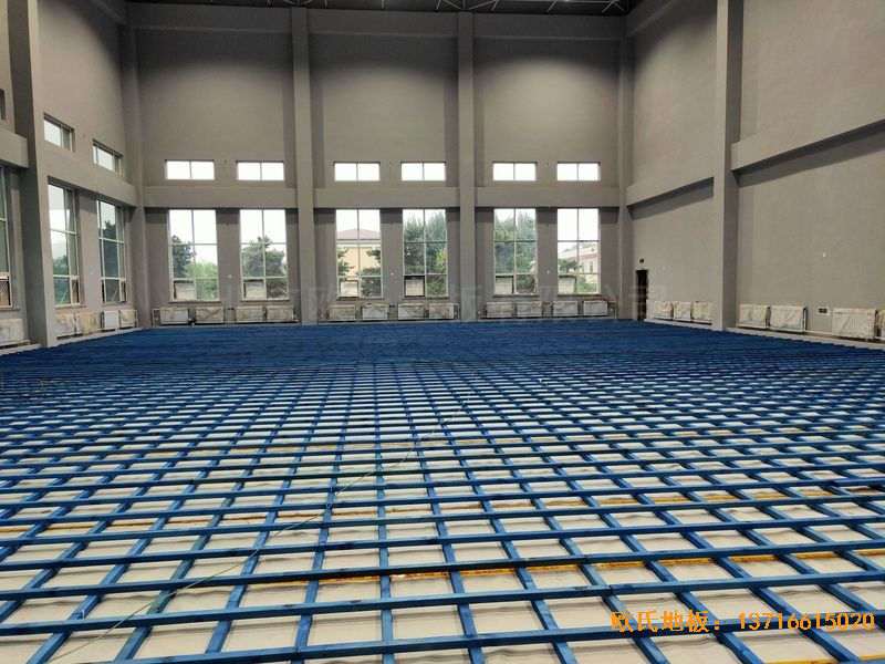 遼寧沈陽于洪機(jī)場體育地板安裝案例