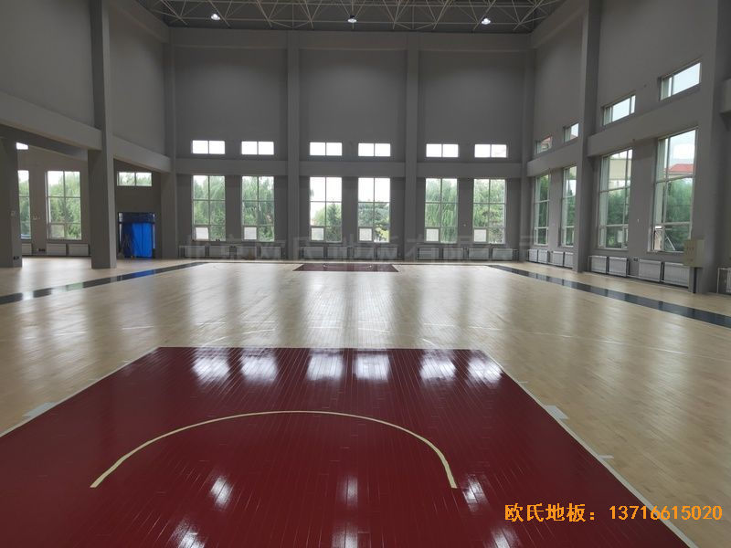 遼寧沈陽于洪機(jī)場體育地板安裝案例