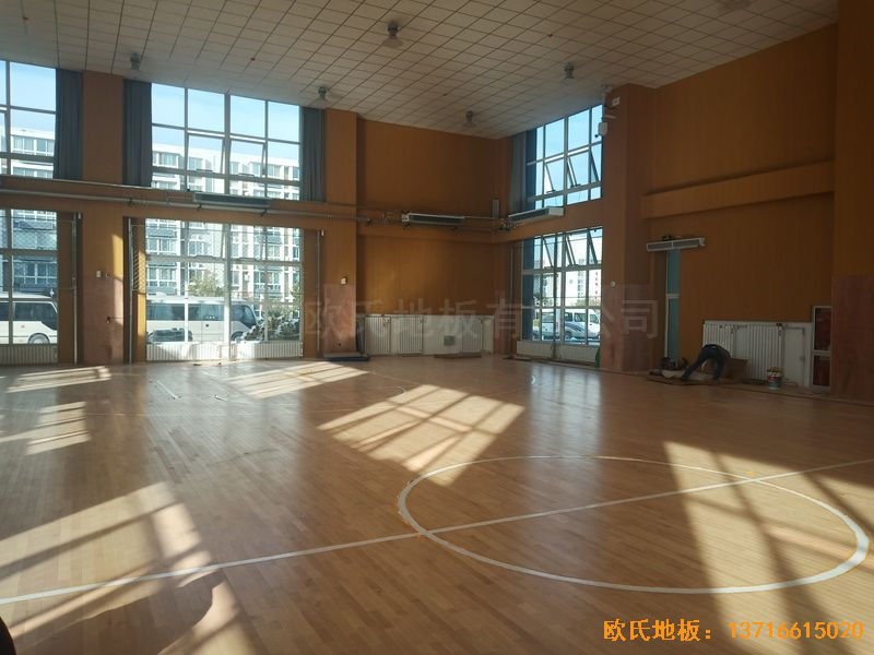 北京大興區(qū)團(tuán)河路98號(hào)運(yùn)動(dòng)地板安裝案例