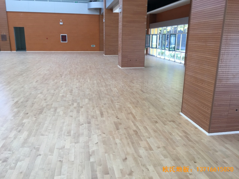 山西晉中榆次區(qū)寇村小學(xué)運(yùn)動館體育地板安裝案例3