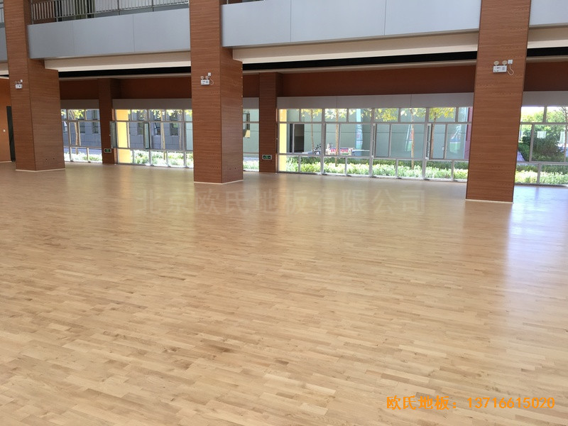 山西晉中榆次區(qū)寇村小學(xué)運(yùn)動館體育地板安裝案例4