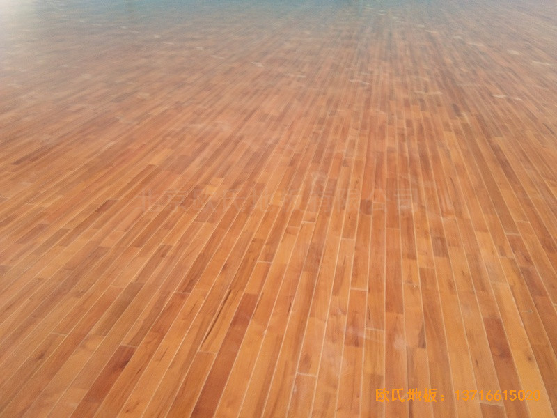 廣東臺(tái)山市郎城汽車(chē)城運(yùn)動(dòng)館體育木地板鋪裝案例3