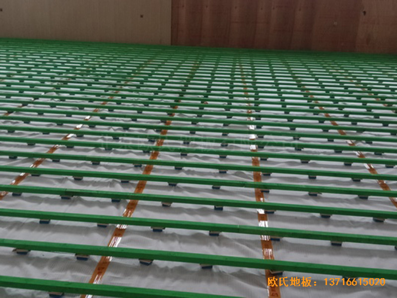 廣西南寧雅貴綜合訓(xùn)練館體育地板安裝案例2