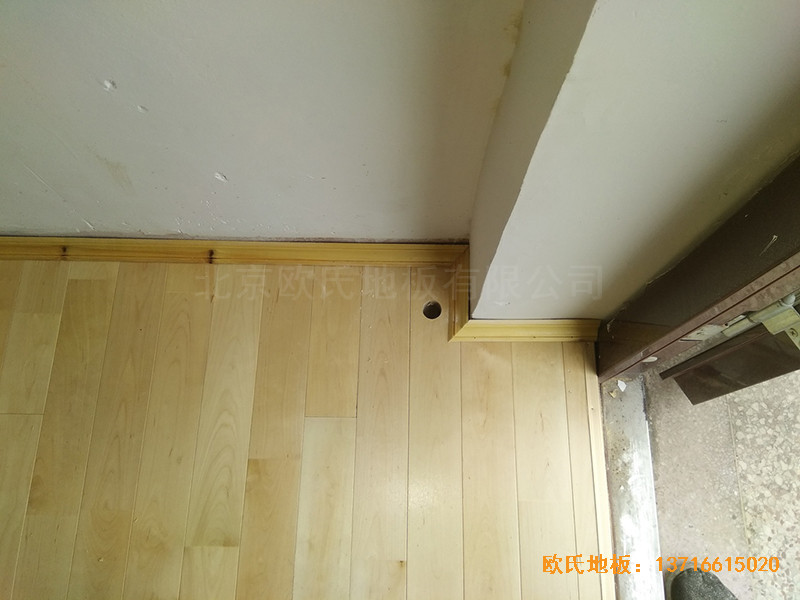 徐州北供電車(chē)間休閑館體育木地板施工案例2