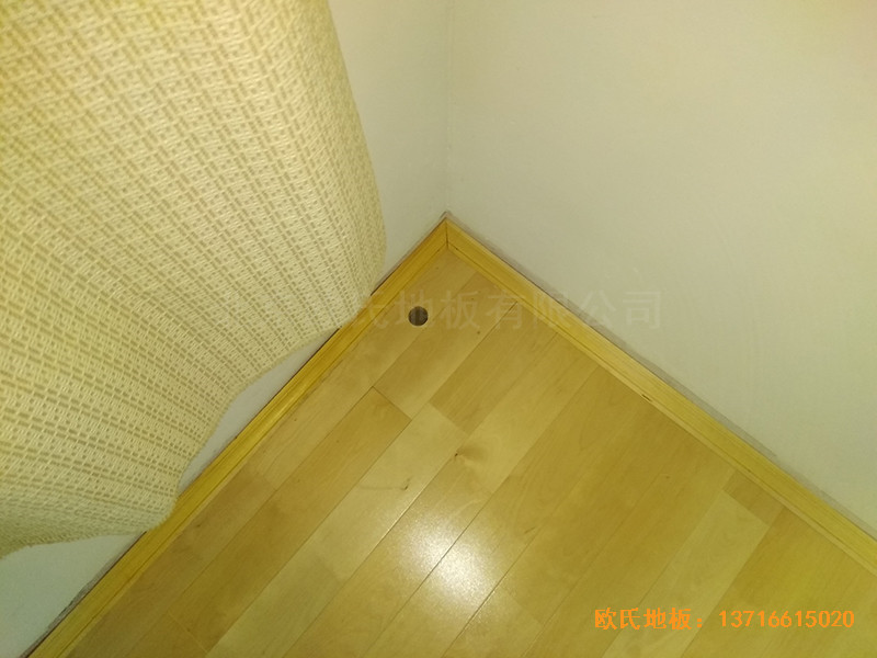 徐州北供電車(chē)間休閑館體育木地板施工案例4