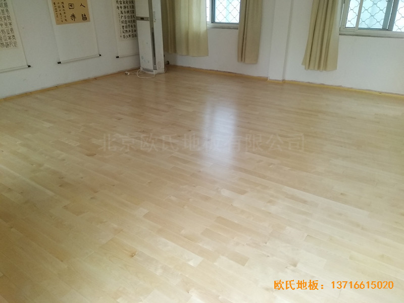 徐州北供電車(chē)間休閑館體育木地板施工案例6