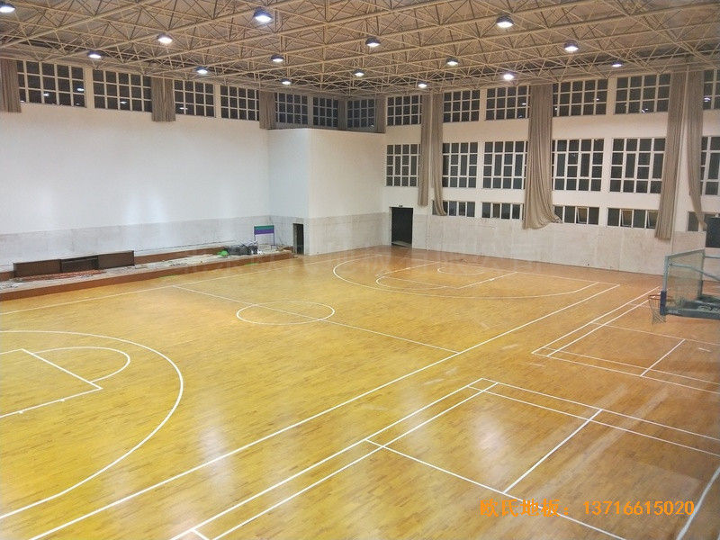 江蘇宿遷消防支隊籃球館體育地板鋪設(shè)案例5