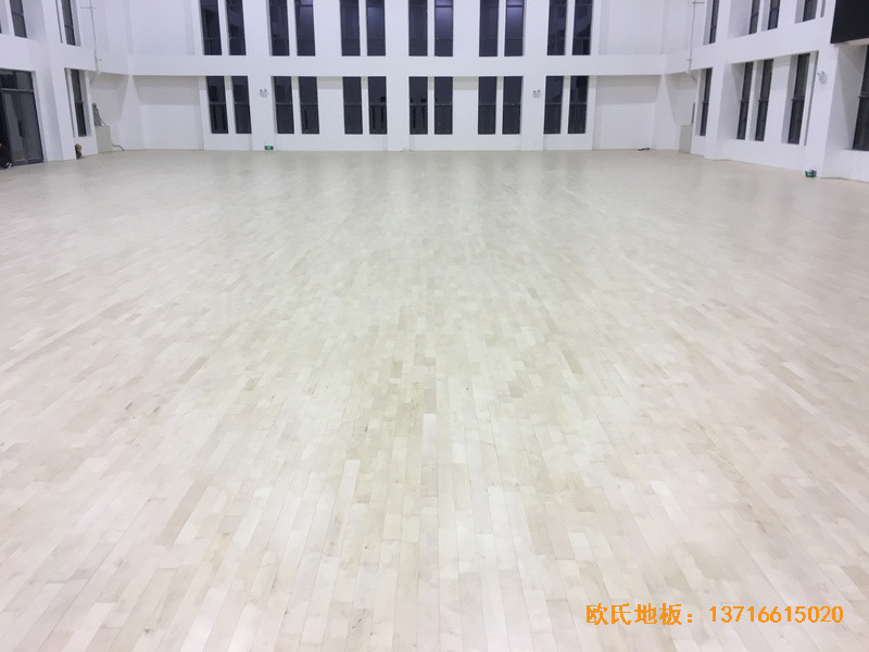 河南南陽南召縣天池電站運動館運動地板鋪裝案例2