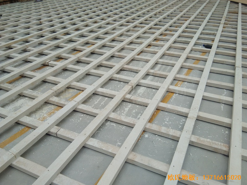 浙江寧波諾丁漢大學(xué)體育館運動木地板鋪設(shè)案例1