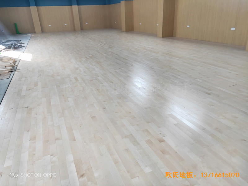 湖南邵陽自來水公司運動館體育地板鋪裝案例4