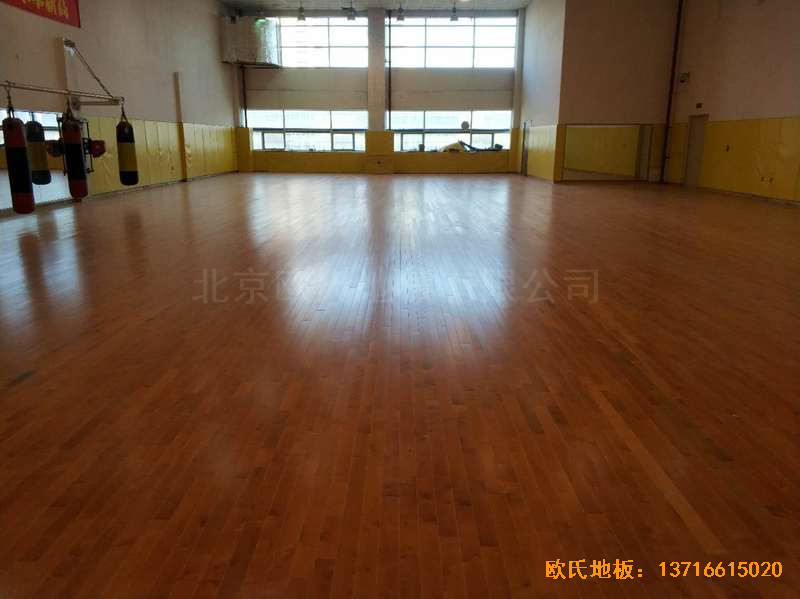 遼寧體育局女子散打館體育地板鋪設(shè)案例4