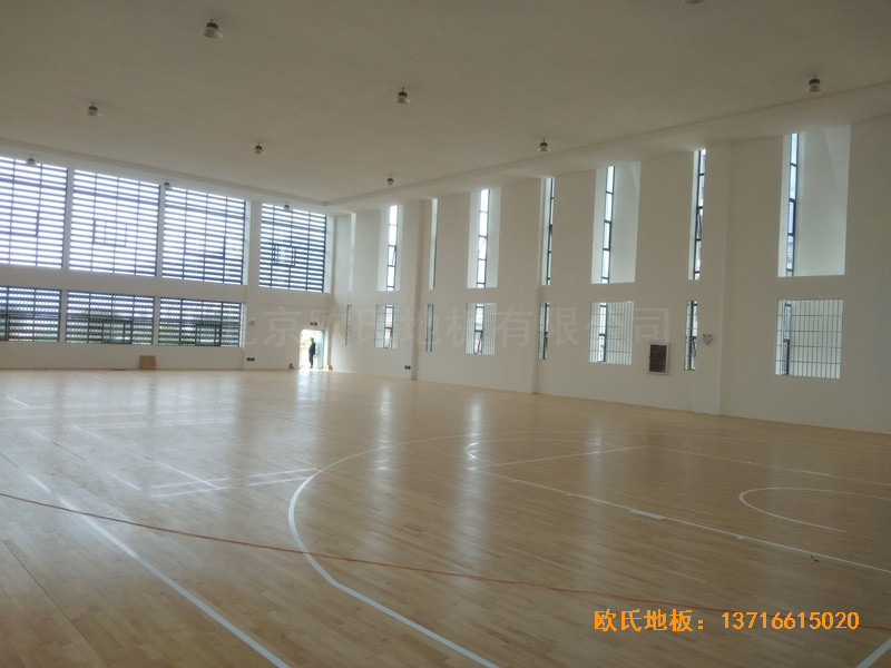 云南高速管理中心籃球館體育地板安裝案例4