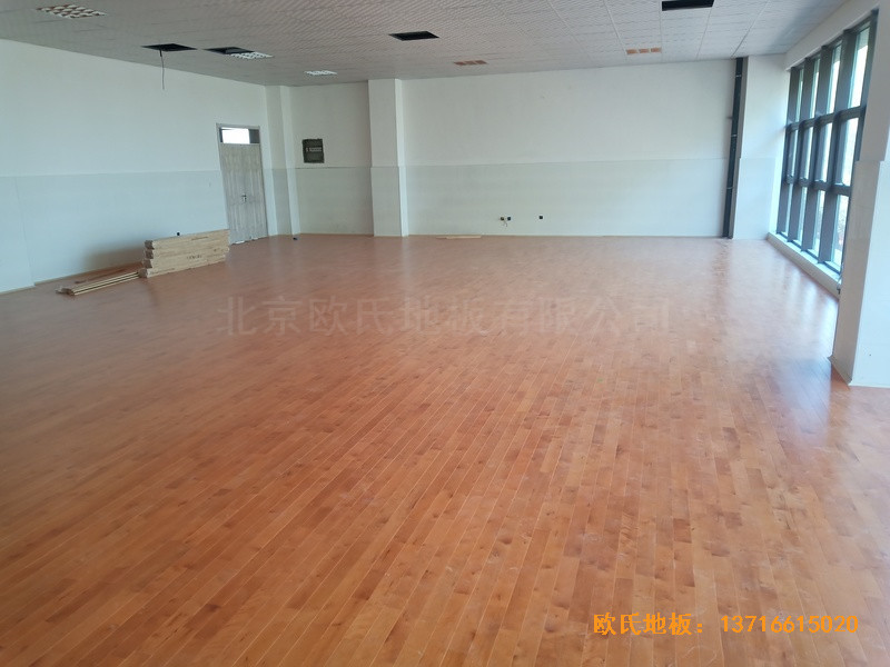 內蒙全民健身活動中心體育木地板鋪設案例4