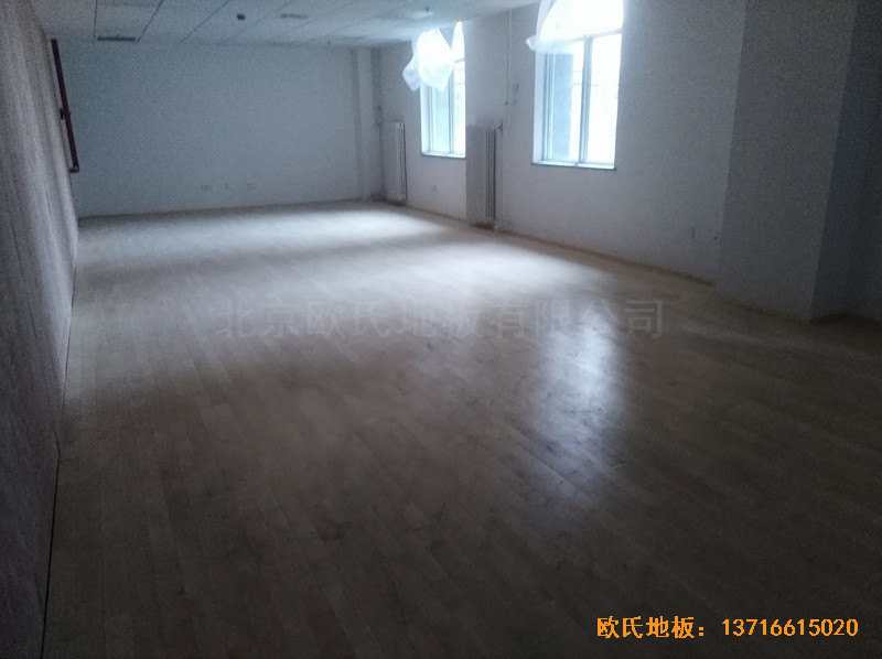 北京朝陽運動館運動地板安裝案例4