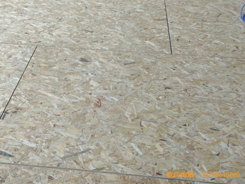 南京江寧區(qū)籃球俱樂(lè)部體育地板施工案例2