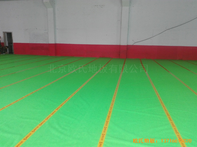 吉林琿春躍動體育中心體育地板安裝案例2