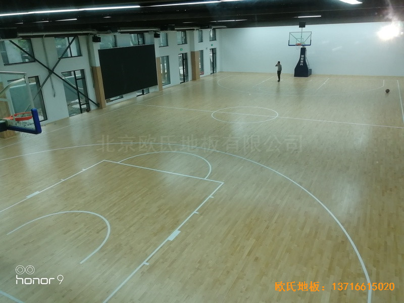 上海江楊南路485號攻守道場運動地板安裝案例3