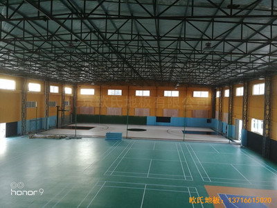 上海衛(wèi)清東路弄麥子俱樂部運動木地板鋪裝案例