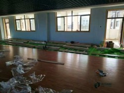 國(guó)產(chǎn)籃球館地板安裝公司