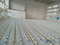 普通籃球場(chǎng)地板施工工藝