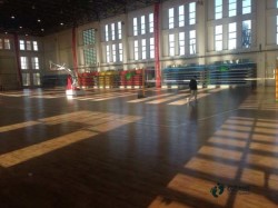 一般運(yùn)動(dòng)場木地板施工