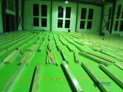 中等籃球木地板施工方案
