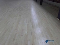 一般籃球場館木地板施工