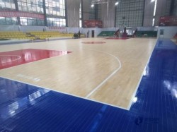 俄勒岡松舞臺(tái)運(yùn)動(dòng)地板施工流程