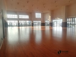 小學(xué)俄勒岡松舞臺(tái)體育木地板施工工藝
